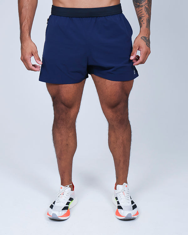 Short Masc Curto c/ Bolso e Zíper - Marinho