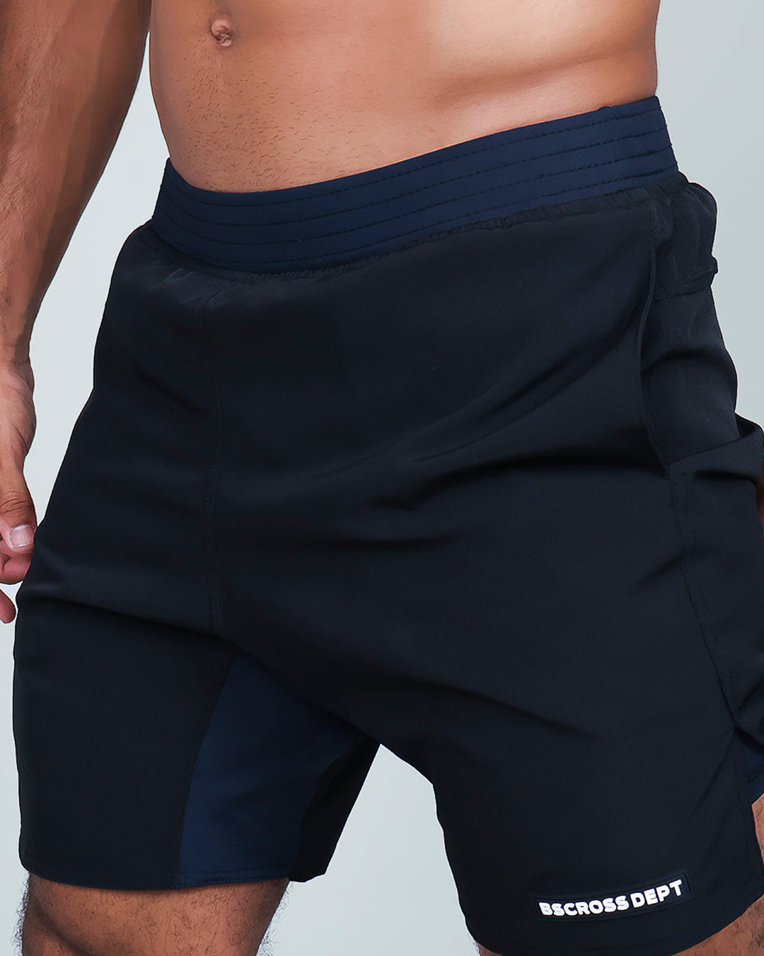 Short Masc c/ Short Térmico - Preto