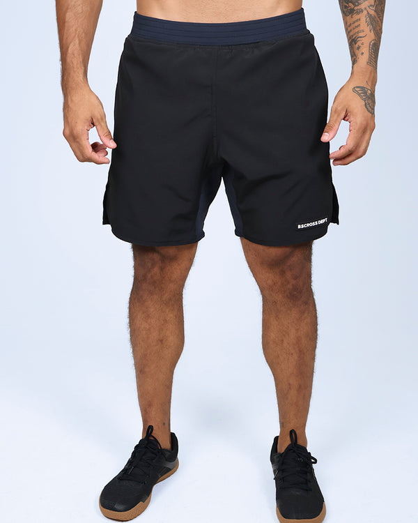 Short Masc c/ Short Térmico - Preto
