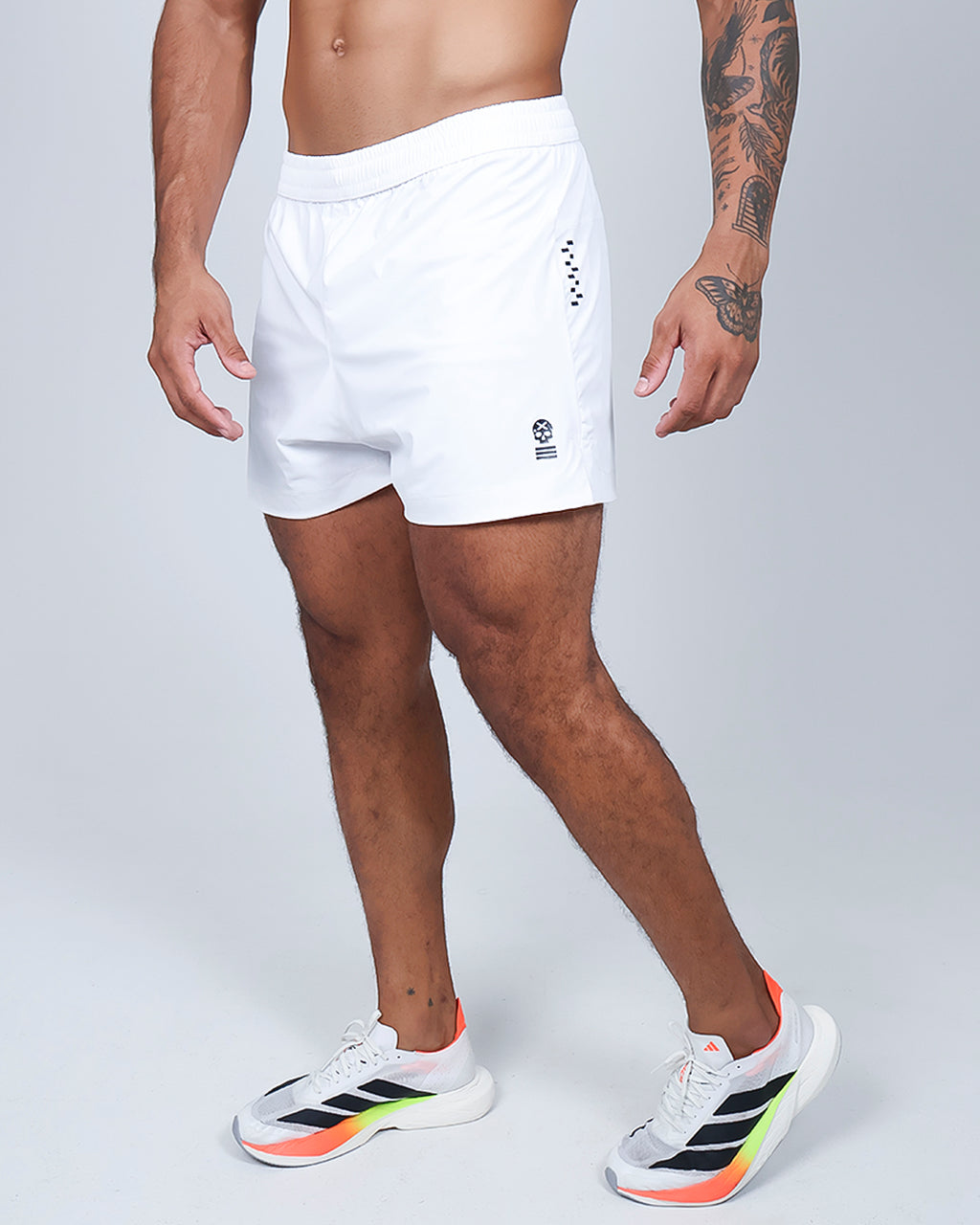 Short Masc Curto Run - Branco