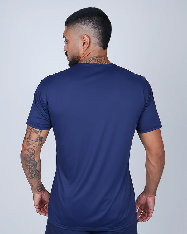 Camiseta Masc Run - Blue Navy