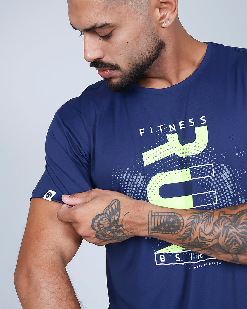 Camiseta Masc Run - Blue Navy