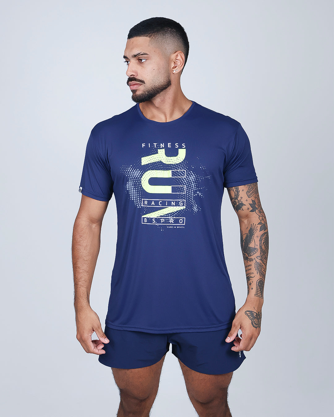 Camiseta Masc Run - Blue Navy
