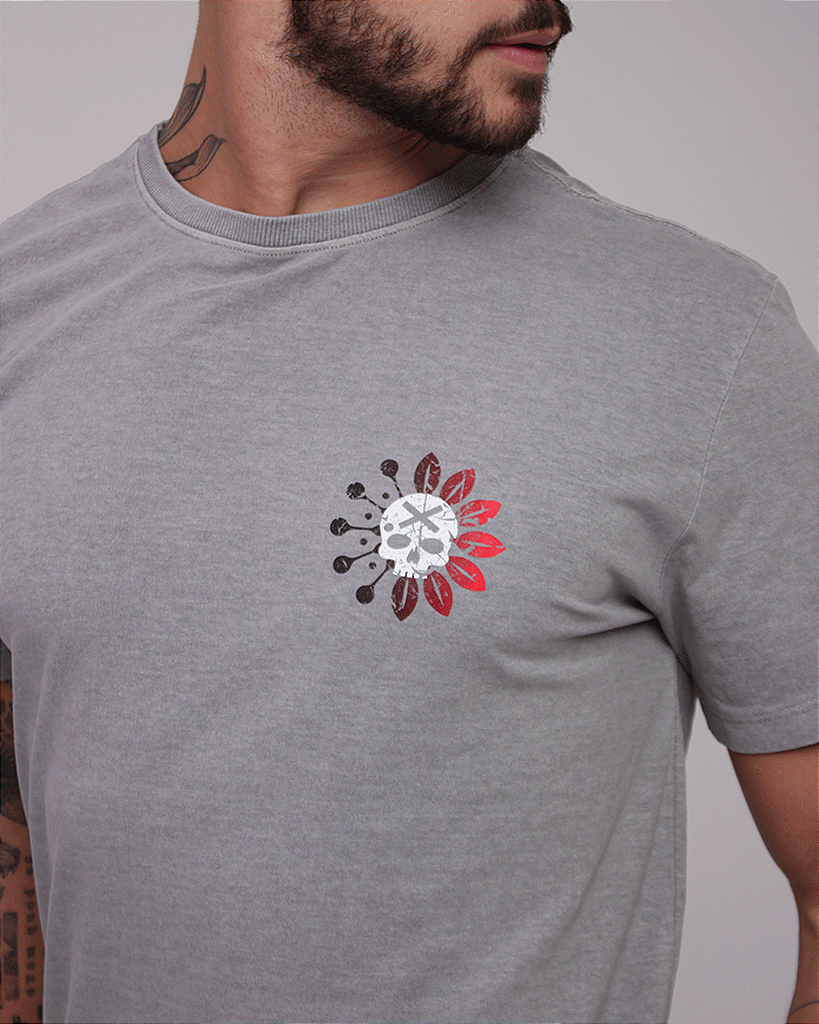 Camiseta Mas. Stonada BS - Cinza