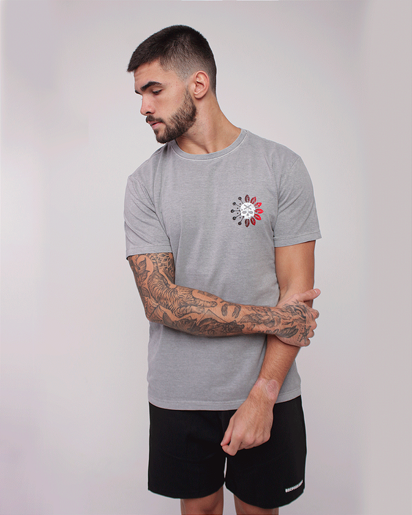 Camiseta Mas. Stonada BS - Cinza