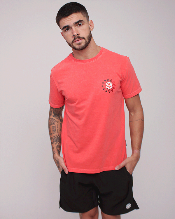 Camiseta Mas. Stonada BS - Salmão