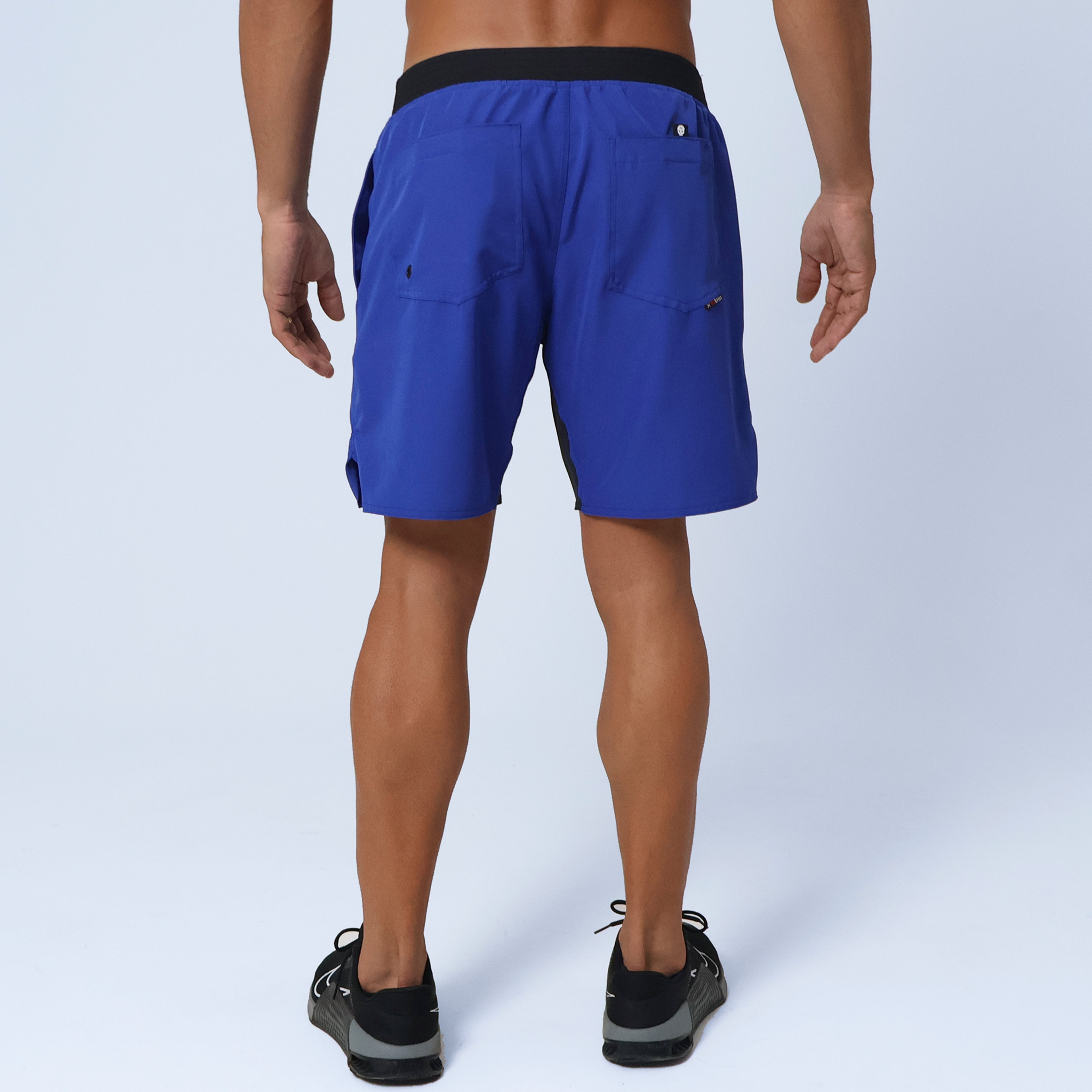 Short Masc c/ Bolso e Recortes - Azul Royal