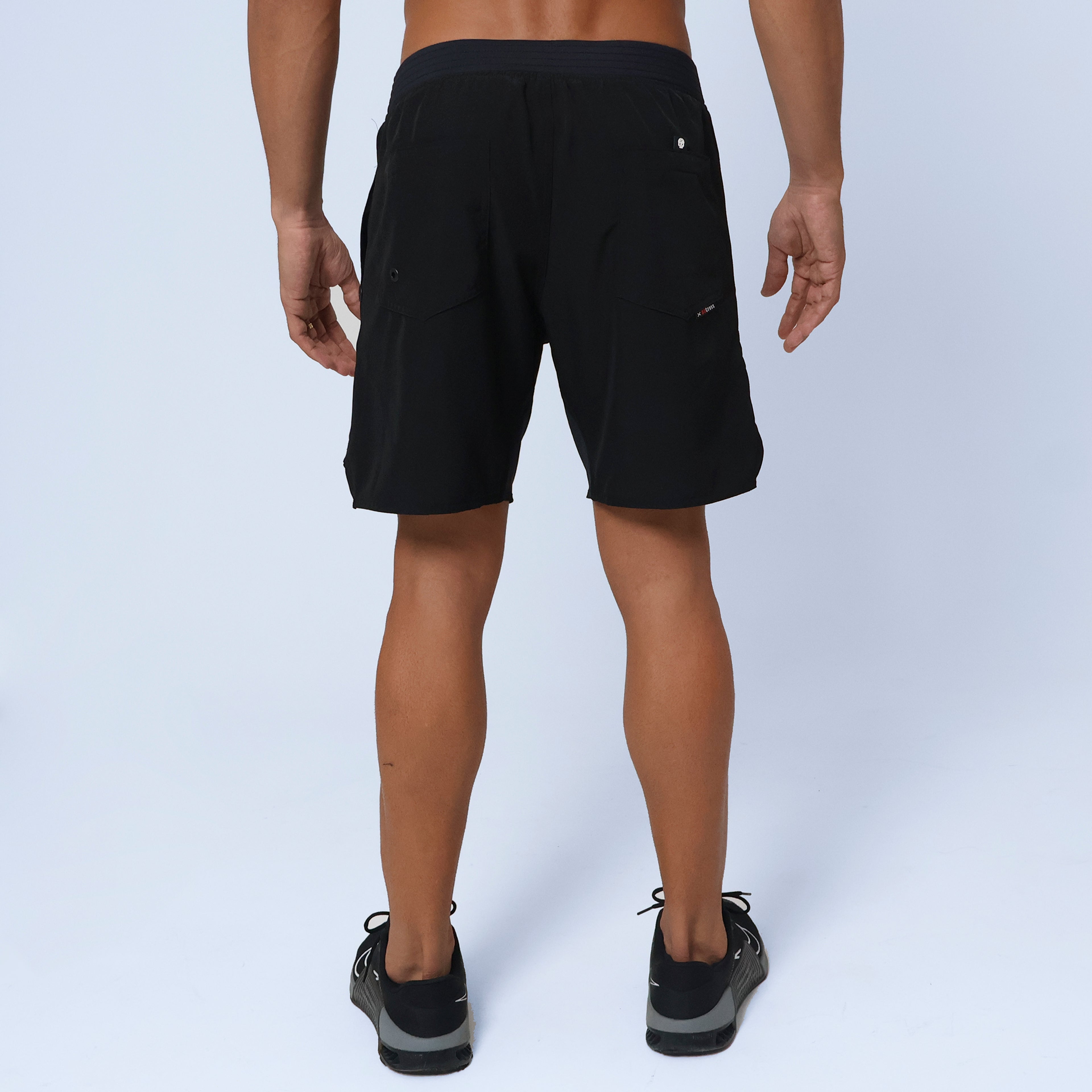 Short Masc c/ Bolso e Zíper - Preto