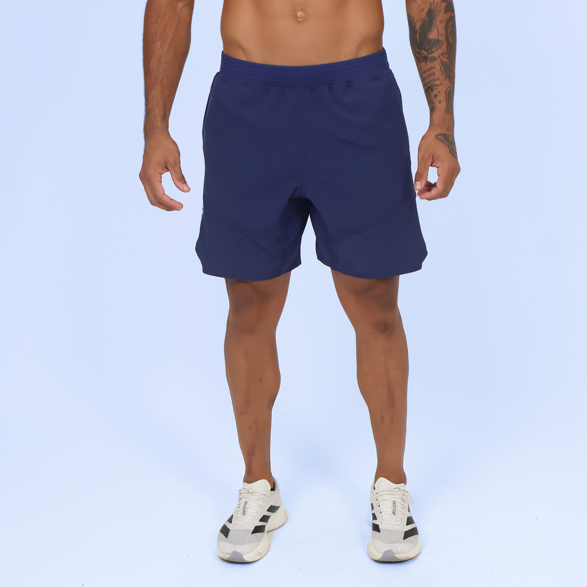Short c/ Bolso e Recortes - Marinho