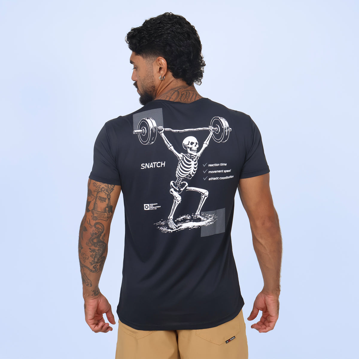 Camiseta Skull Snatch - Preto