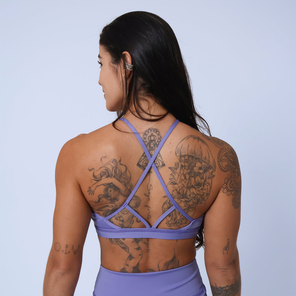 Top c/ Alças Cruzadas - Liso Violet