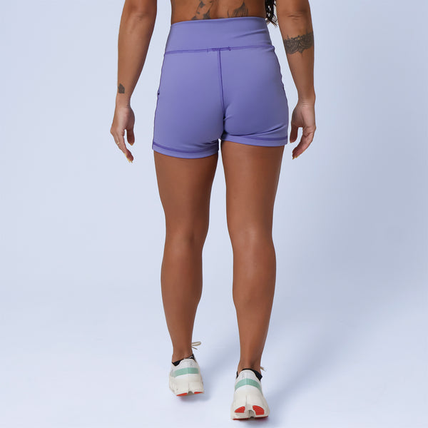 Short Intermediário c/ Bolsos - Liso Violet