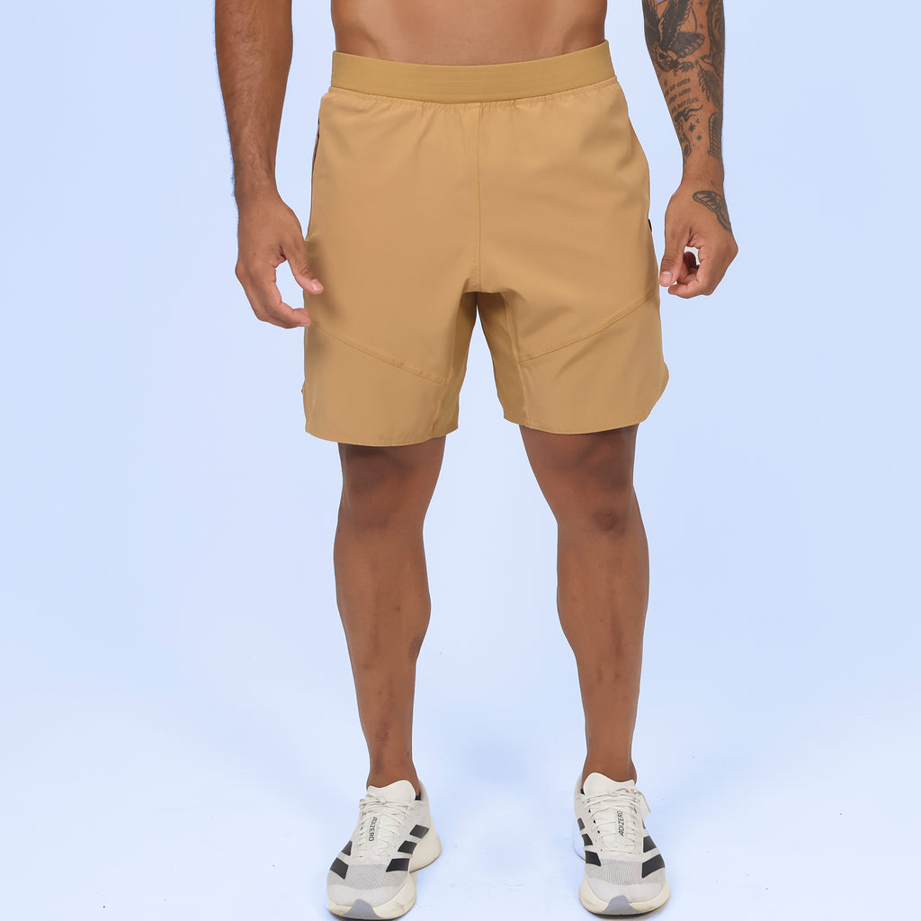 Short c/ Bolso e Zíper - Caqui