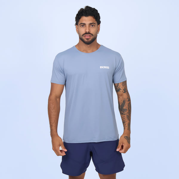 Camiseta Bar Muscle Up - Cinza
