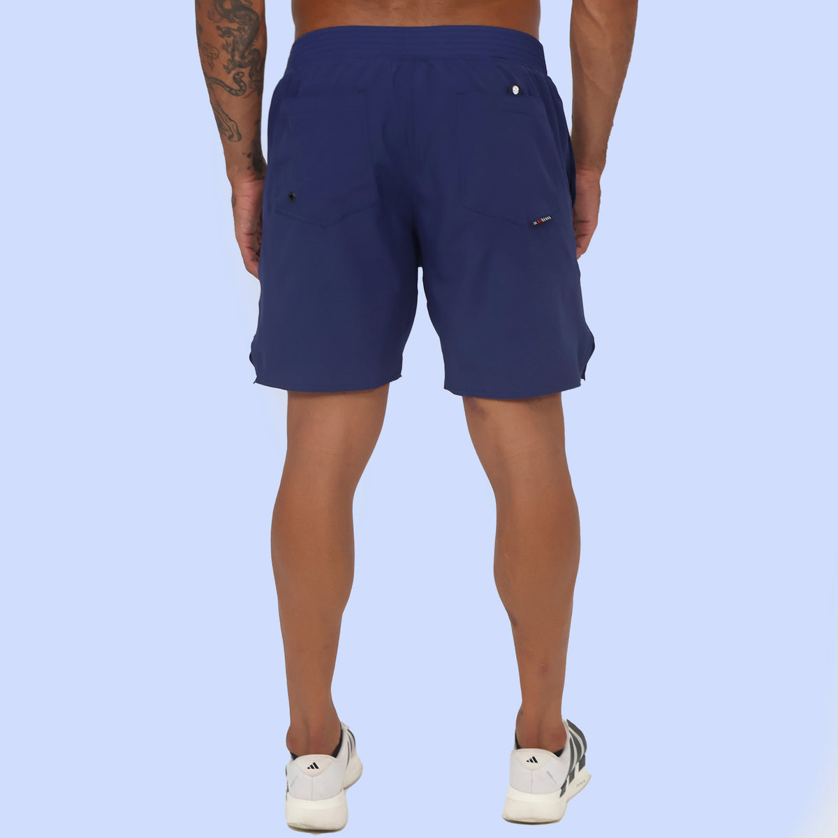 Short c/ Bolso e Recortes - Marinho