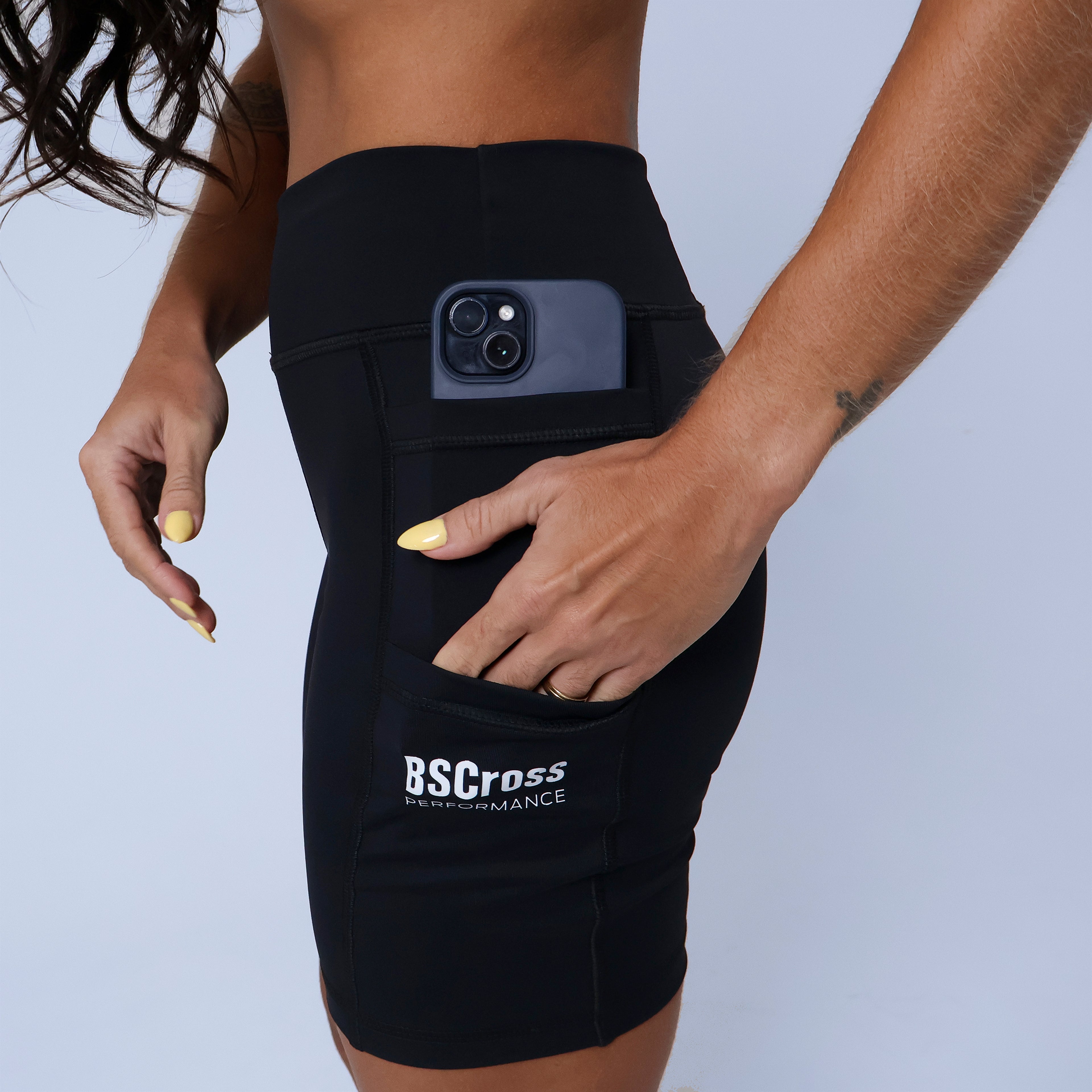 Short c/ Bolso Lateral Duplo Performance- Preto