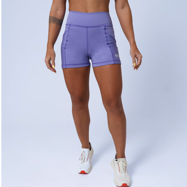 Short Intermediário c/ Bolsos - Liso Violet
