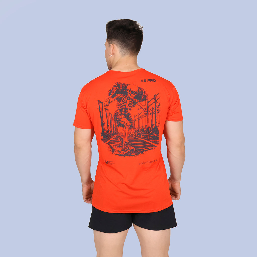 Camiseta Sandbag Lunges BS PRO - Orange
