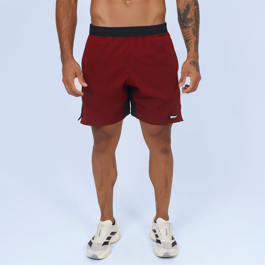 Short Tactel Cós Estreito - Vinho