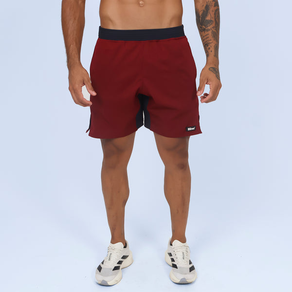 Short Tactel Cós Estreito - Vinho