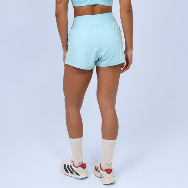 Short Duplo c/ Bolso Interno BS PRO - Otimismo Verde