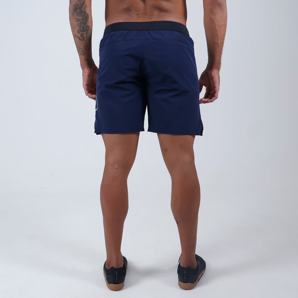 Short Tactel c/ bolso e Zíper - Marinho