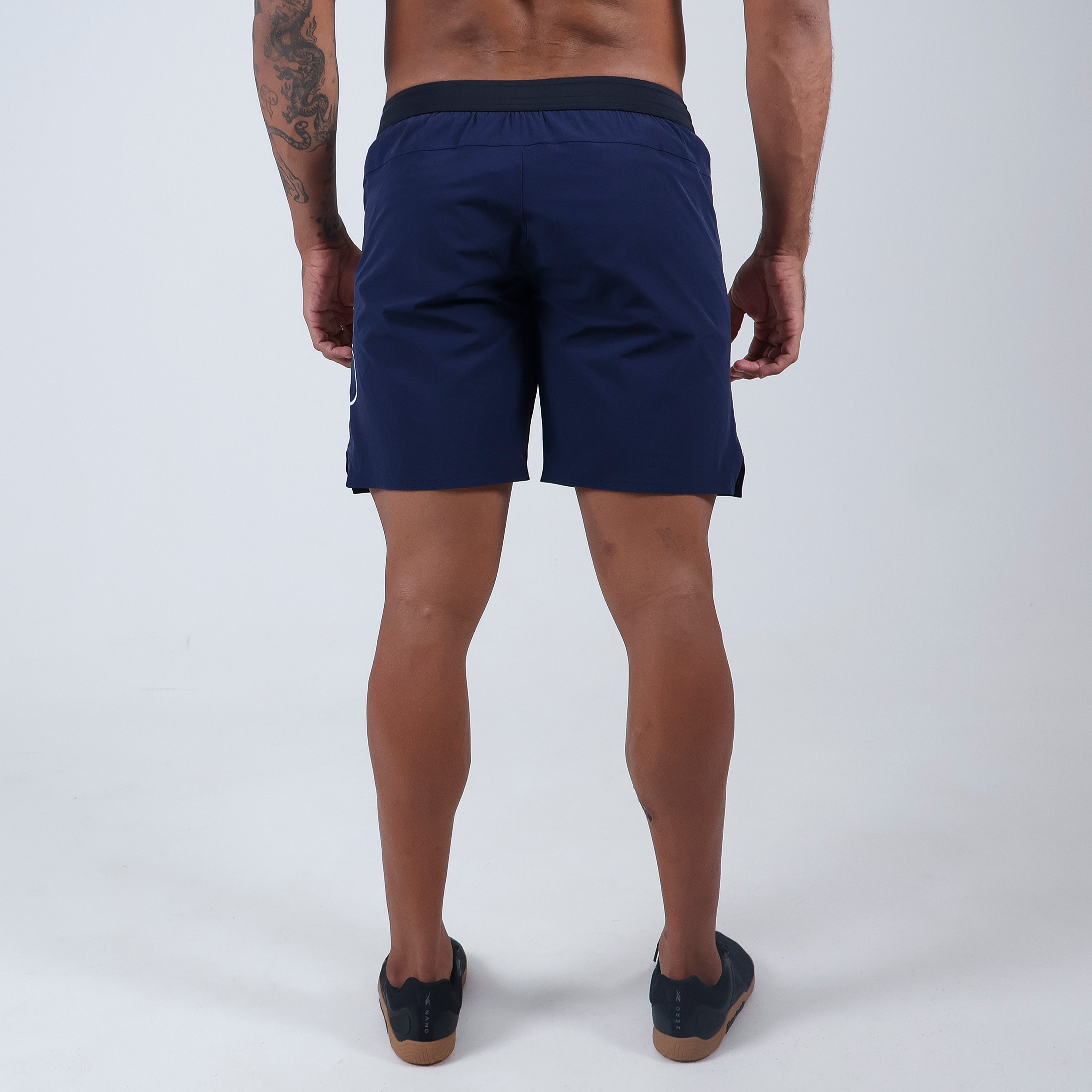 Short Tactel c/ bolso e Zíper - Marinho