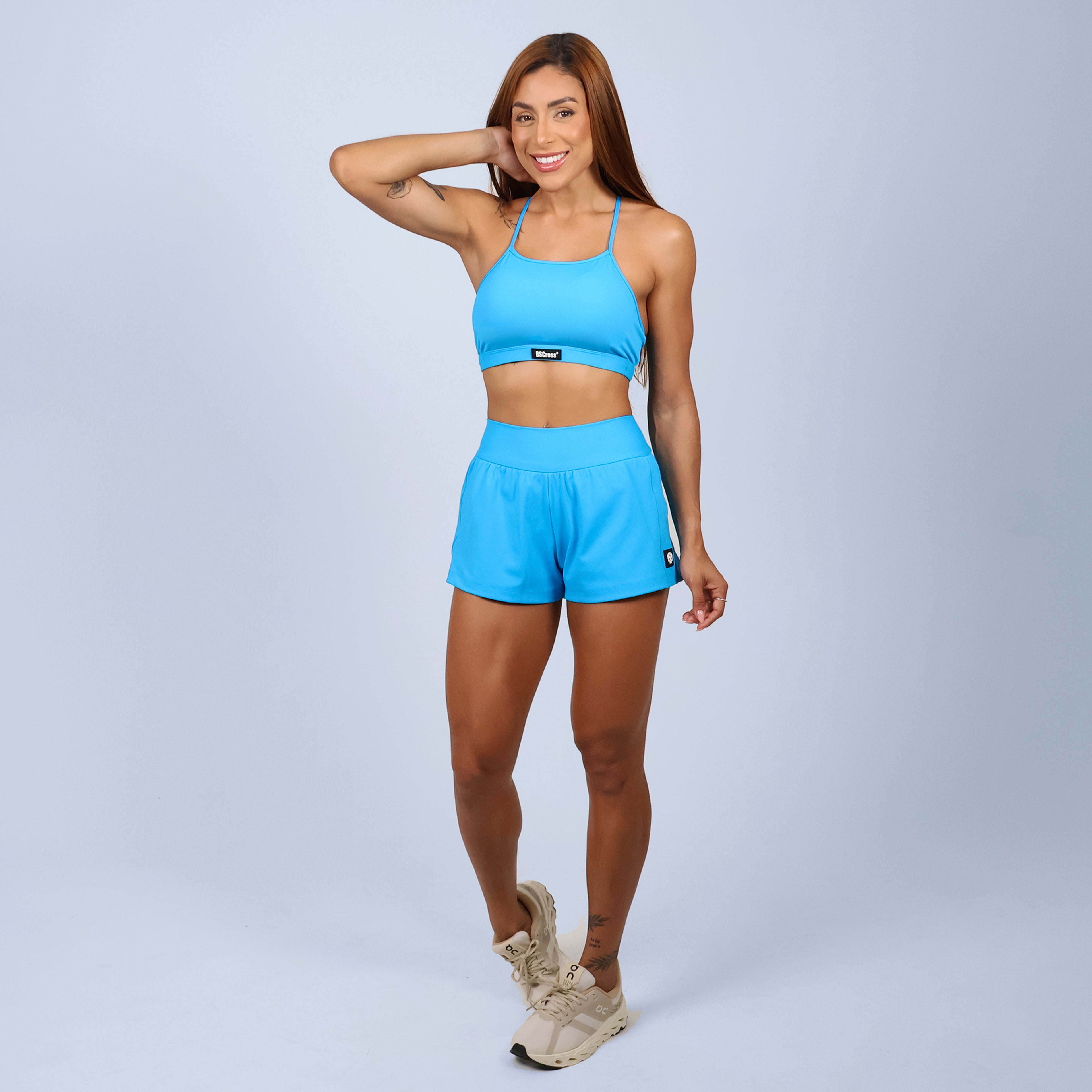 Short Solto c/ Short Interno - Cyam Azul