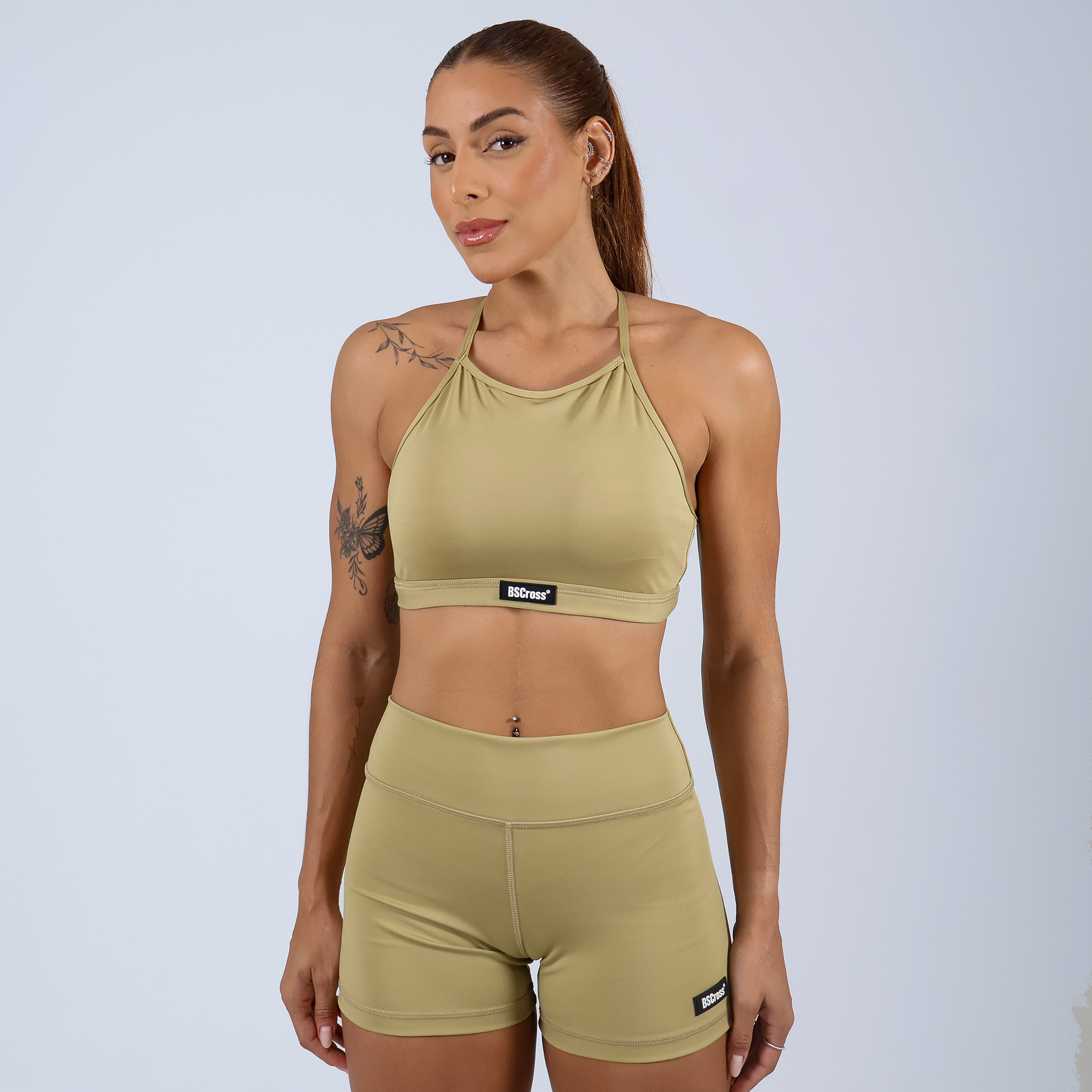 Top Frente Única - Khaki