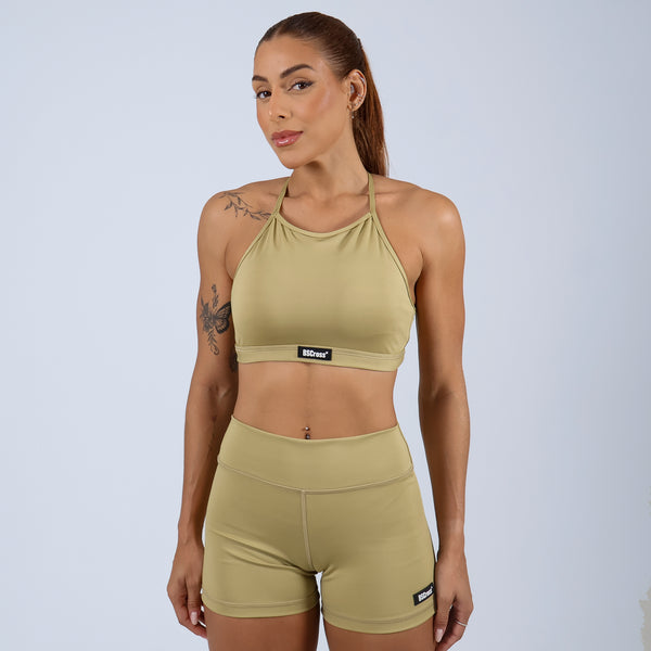 Top Frente Única - Khaki