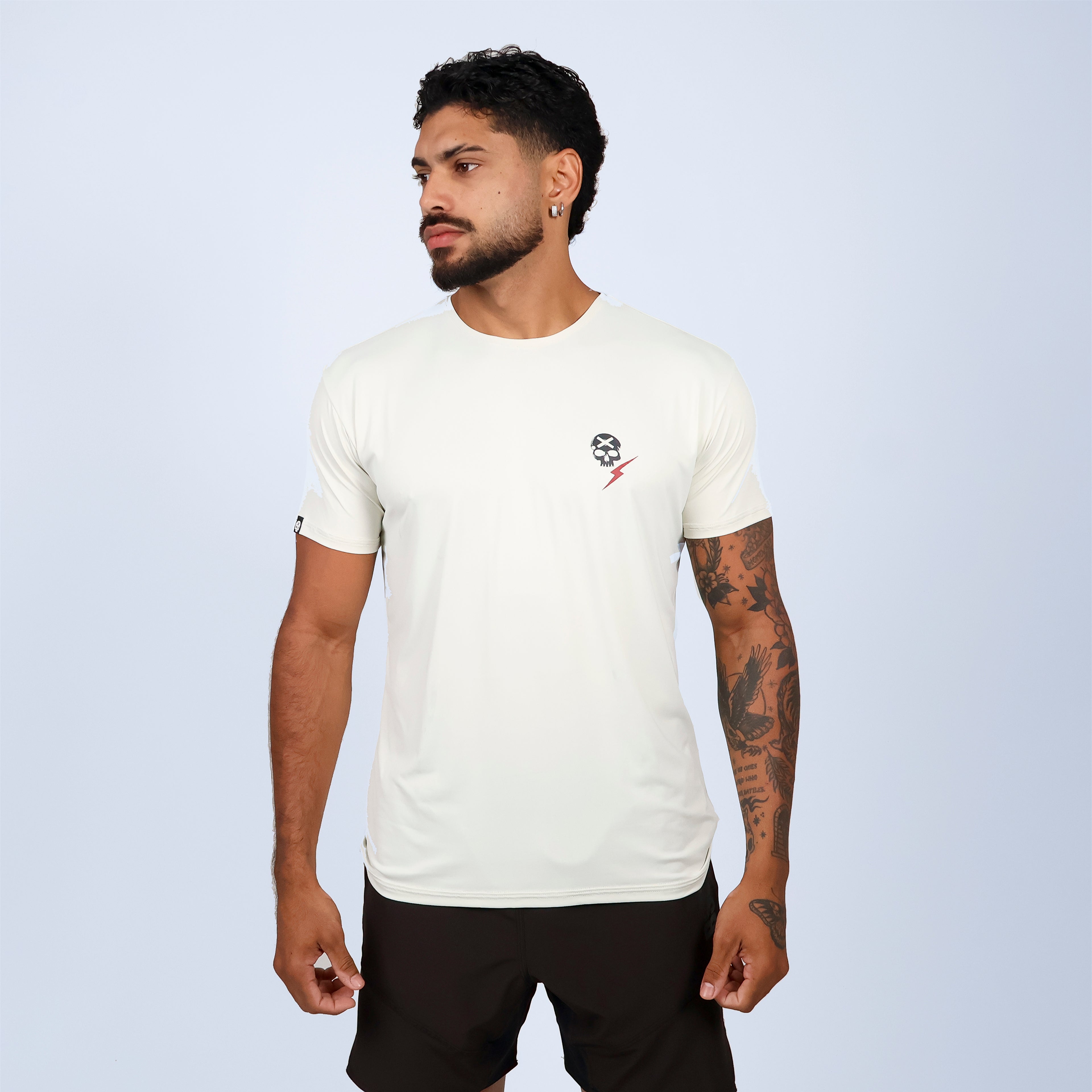 Camisa Skull Squat - Pergaminho Clara