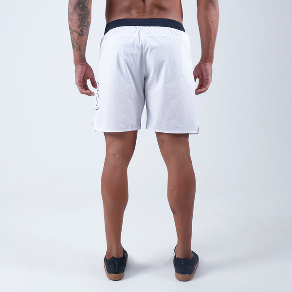 Short Tactel c/ bolso e Zíper - Branco