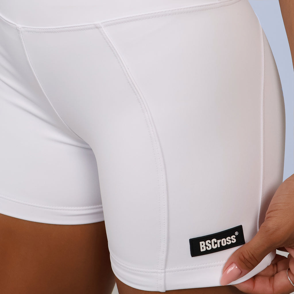 Short Inter Forrado c/ Recorte - Branco