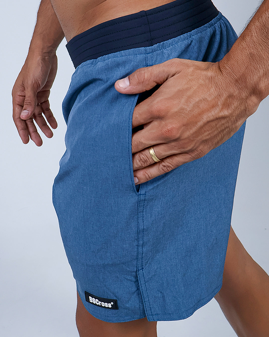 Short Masc Cós Estreito - Cobalto