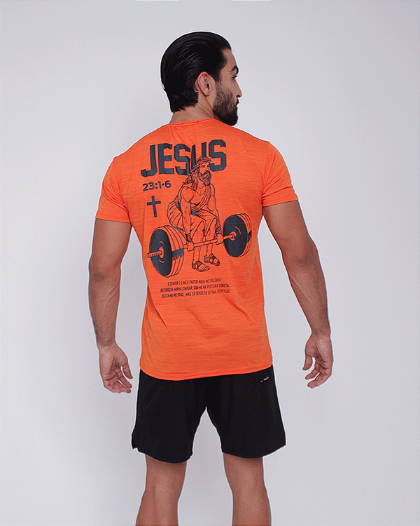 Camisa Mas. BSCross Jesus - Laranja