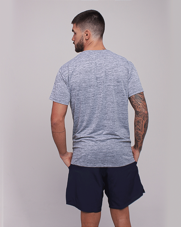 Camiseta Mas. BS Skull - Cinza
