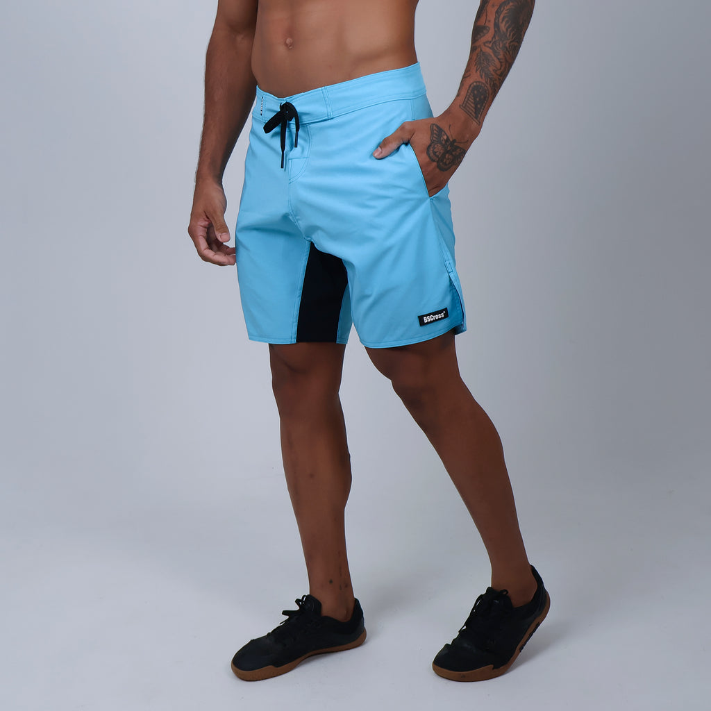 Bermuda One Color - Azul Claro