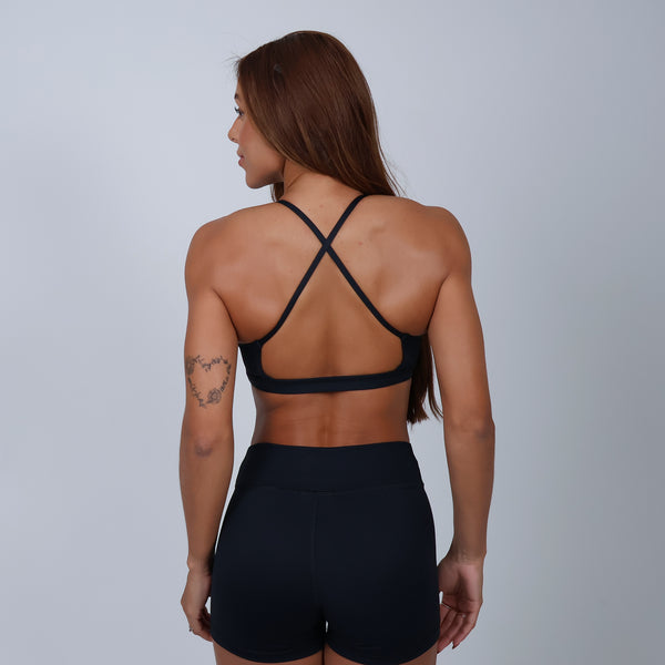 Top Frente Única - Preto