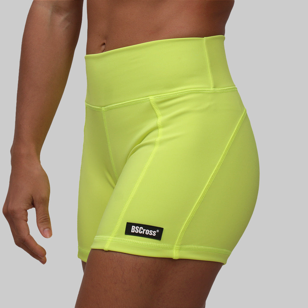 Short Fem Inter Levanta Bumbum - Amarelo Neon