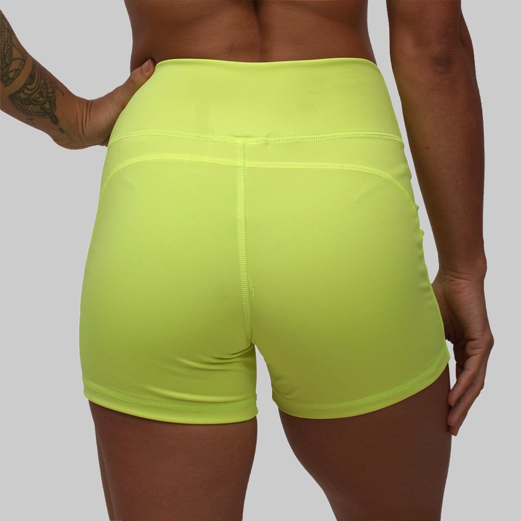 Short Fem Inter Levanta Bumbum - Amarelo Neon