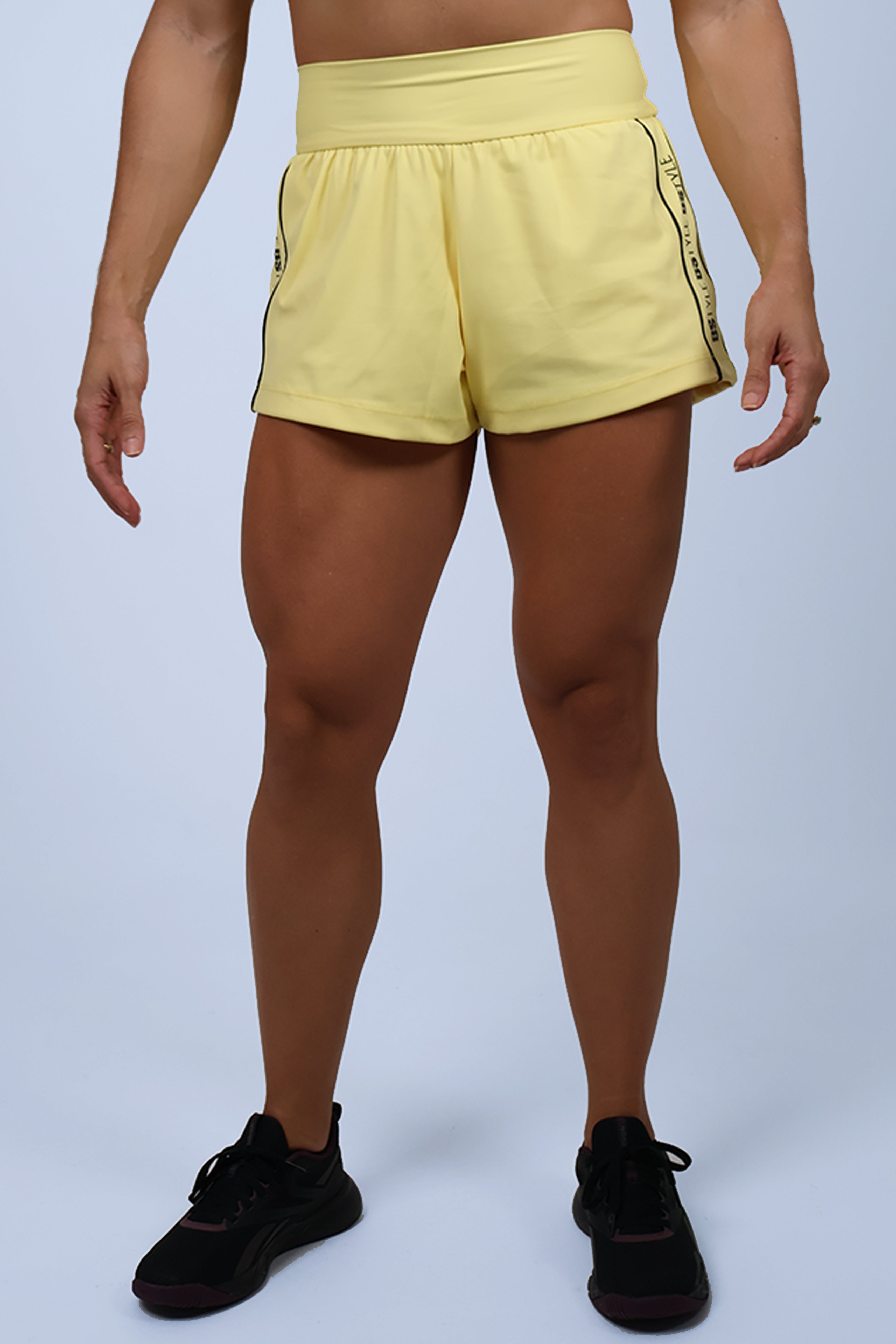 Short Fem Duplo c/ Debrum - Liso Biscoito