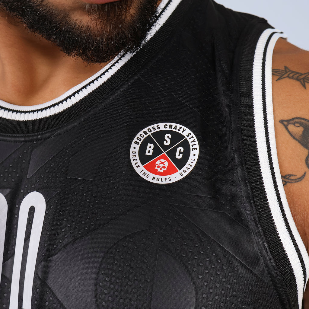Regata Machão Basquete - Preto