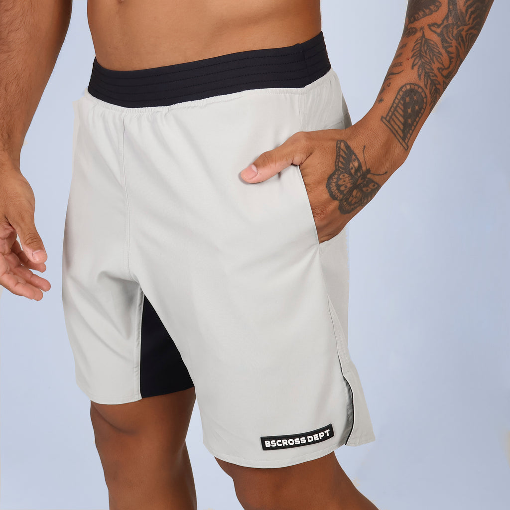 Short Cós Estreito c/ Térmico - Cinza Claro