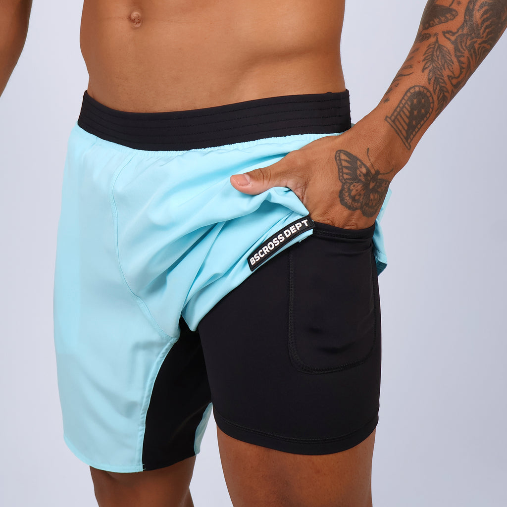 Short Cós Estreito c/ Térmico - Azul