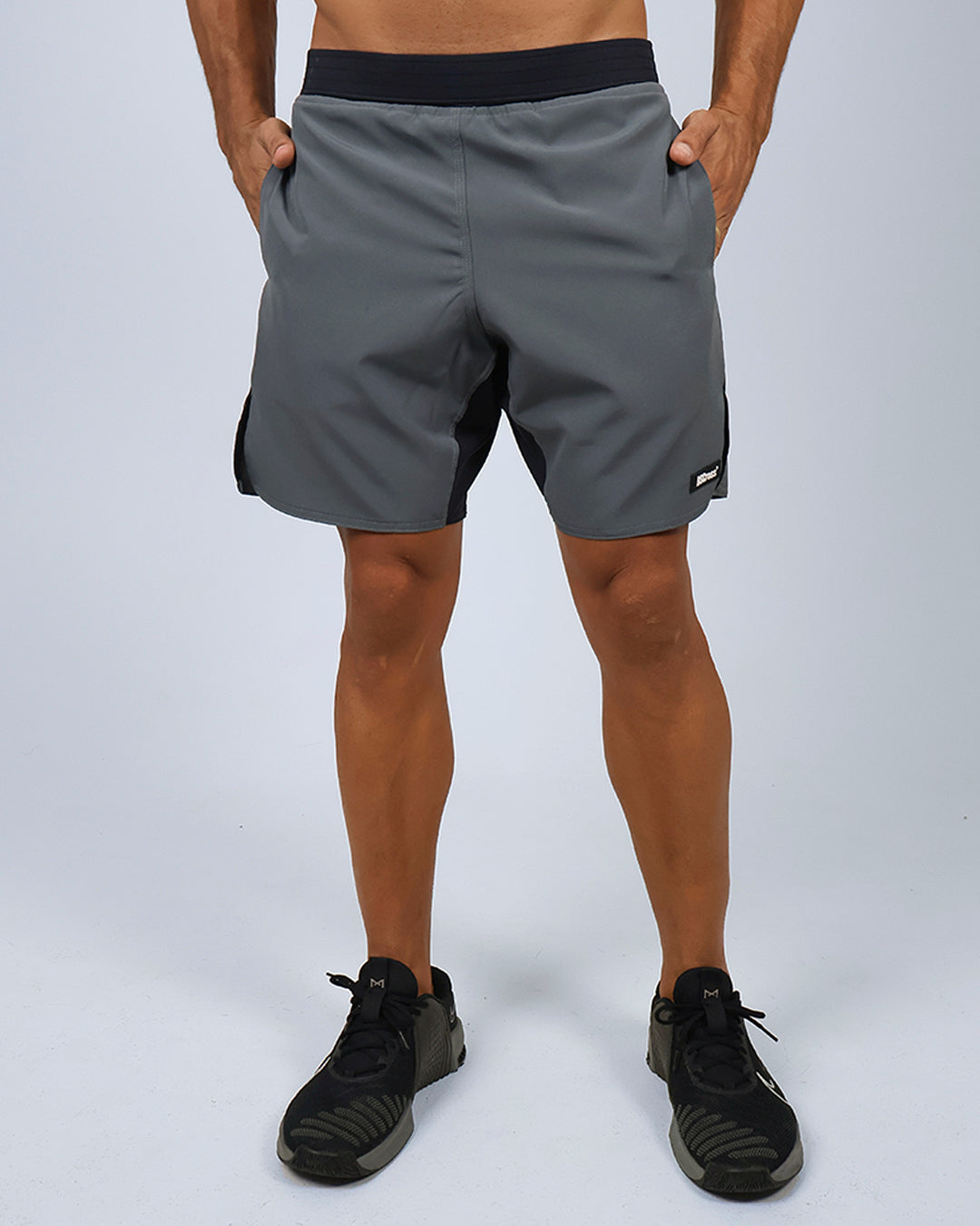 Short Masc Cós Estreito - Chumbo