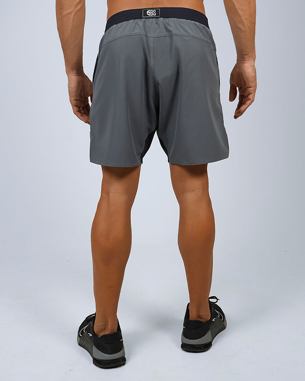 Short Masc Cós Estreito - Chumbo