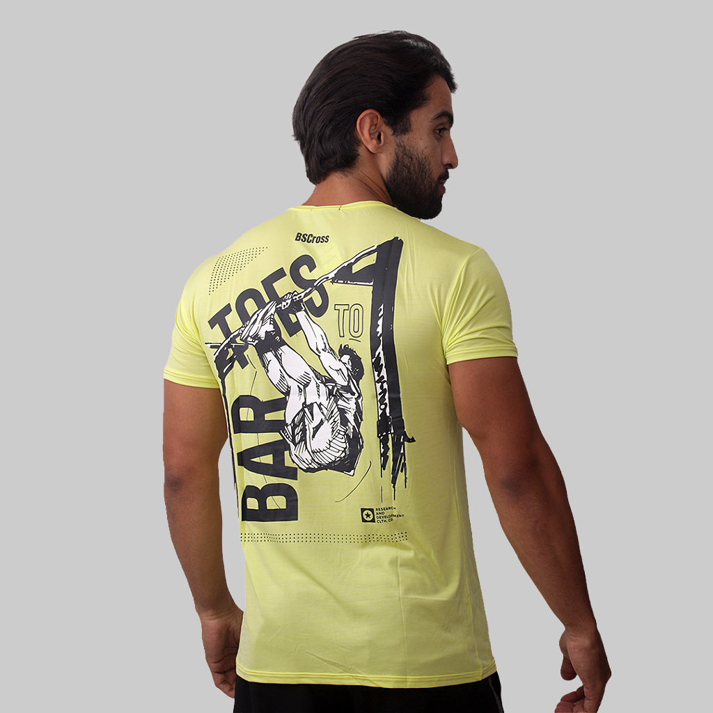 Camiseta Mas. BS Toes to Bar - Pale Line Media