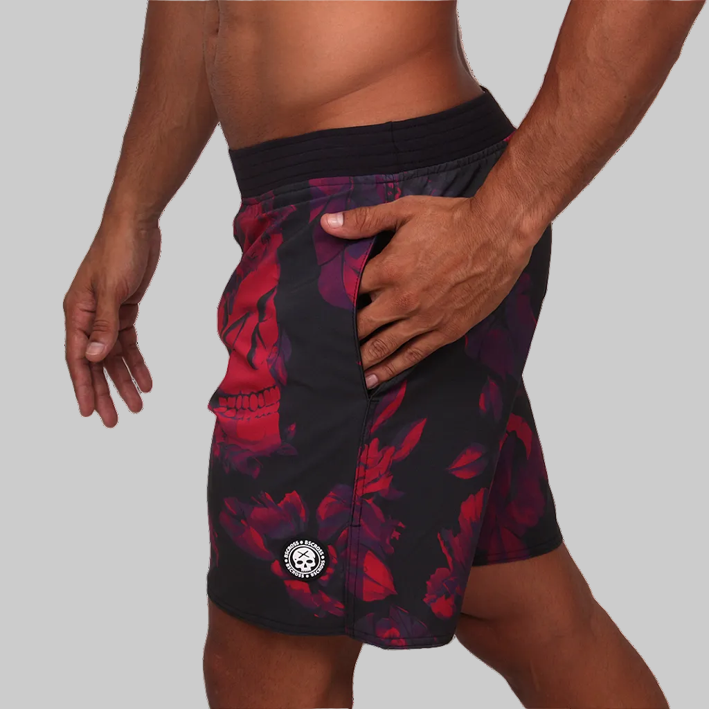 Short mas. BS Skull Red