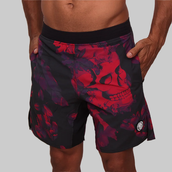 Short mas. BS Skull Red