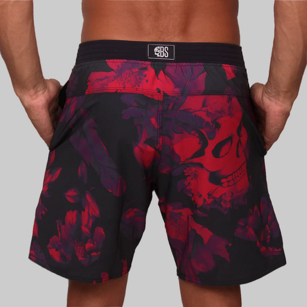 Short mas. BS Skull Red